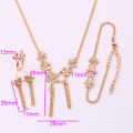 62095-Xuping Moda Mulher Jewlery Set com Banhado a Ouro 18K